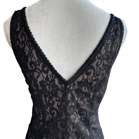 Alexa Admor Womens Lace Dress Size L Sleeveless Handkerchief Witchy Whimsigoth - Picture 6 of 11
